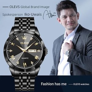 Butter Fly Lock OLEVS 9931G New Exclusive Design Quartz Watch for Men
