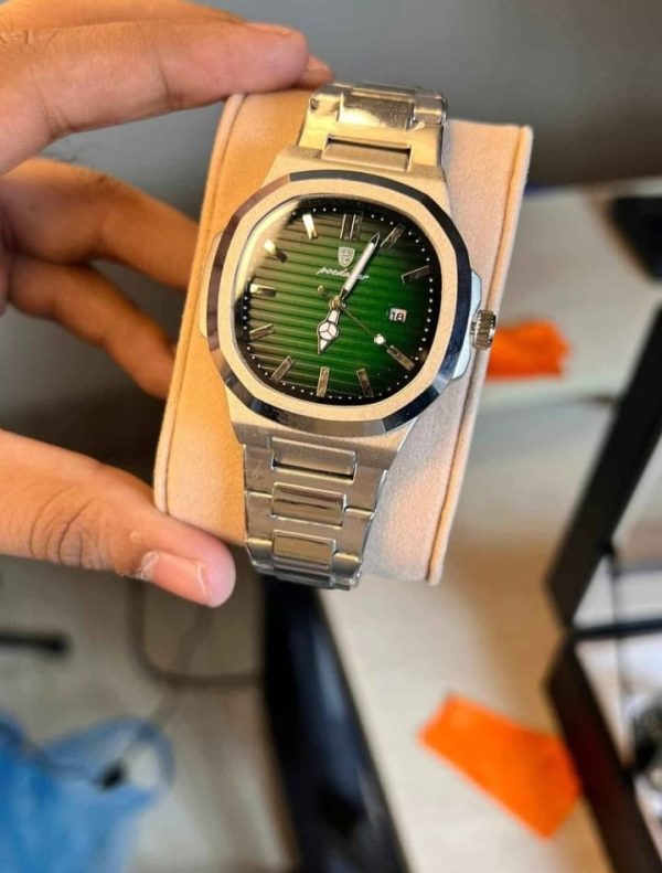 Poedagar 613 Business Quartz Luxury Stainless Steel Luminous Watch for Men Watch