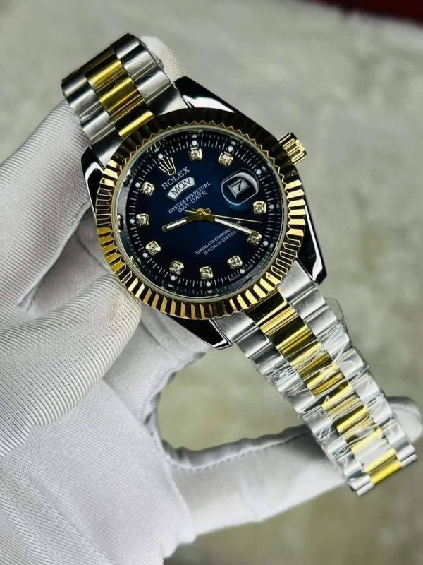 Rolex Quartz Movement Stainless Steel Analog Watch for Men