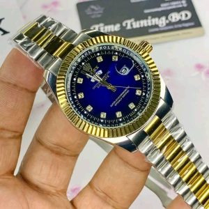 Rolex Quartz Movement Stainless Steel Analog Watch for Men